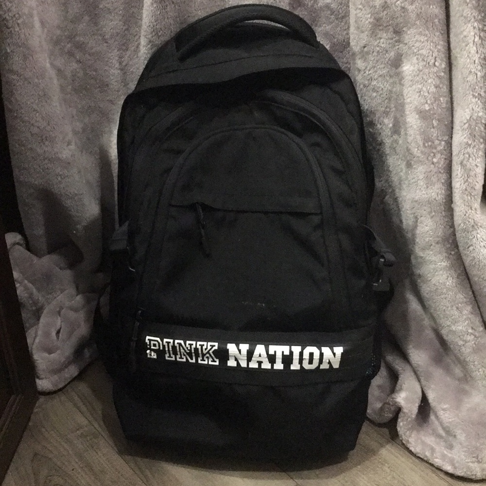 Pink VS black backpack
